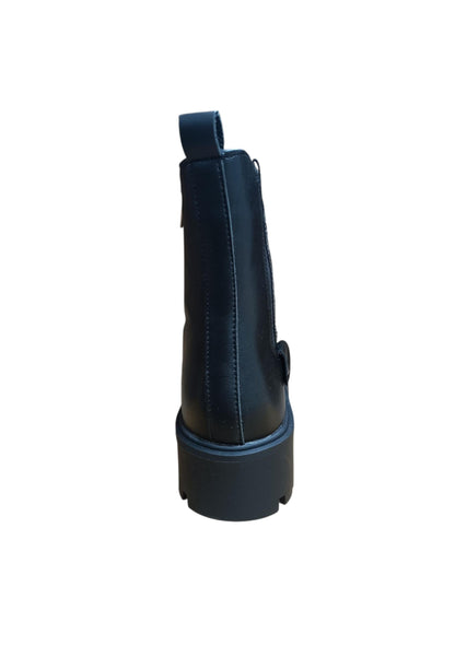 Stivaletti bambina 4US Paciotti Martin nero pelle - Stile elegante con zip laterale