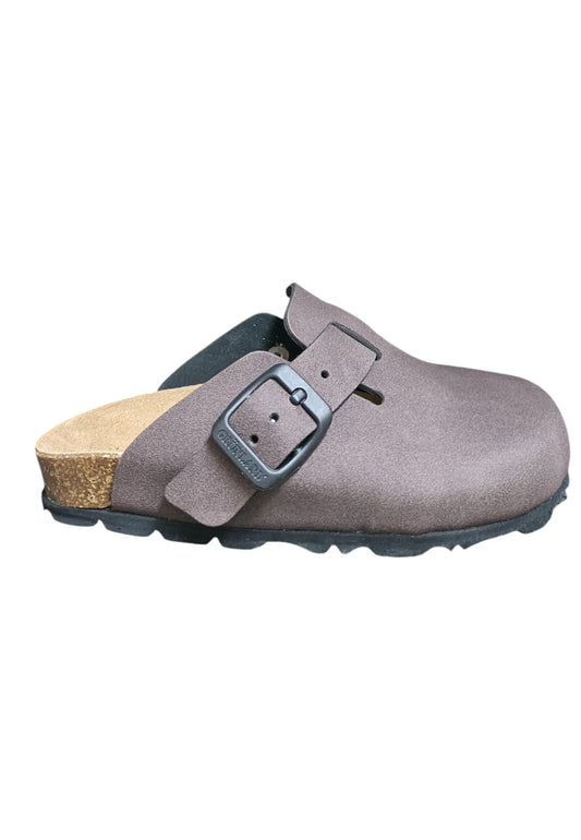 Scarpe ciabatta Bambini e ragazzi Grunland Junior 0716  TESTA DI MORO fibia