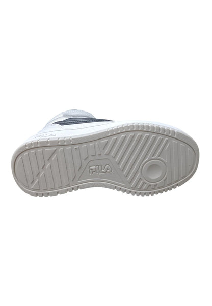 Scarpe sneakers Unisex bambino fila REGA  bianco-celeste-blue laccio elastico e velcro