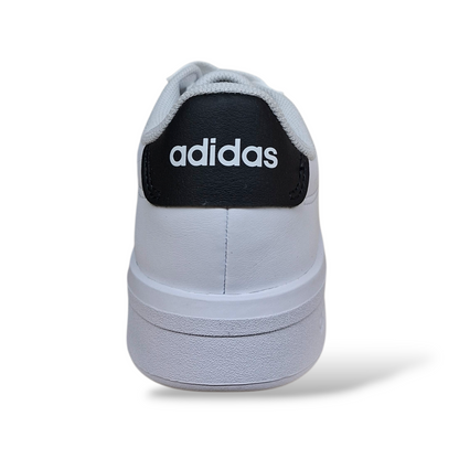 Sneakers ragazzo Adidas Grand Court 3.0 bianco nero pelle