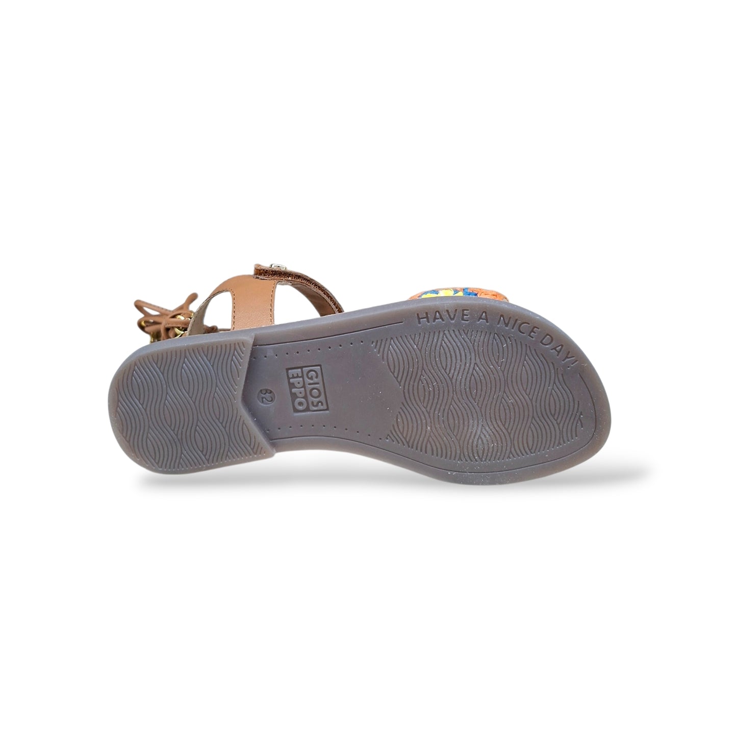 gioseppo-laisamis-sandali-ragazza-cuoio-arancione-velcro-primavera-estate-2026-scarpetteria-gica-trani
