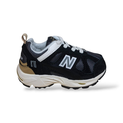 New Balance 878 Sneakers Bambini Ragazzi Nero Bianco | Taglia 20-35 | Suede Tessuto | Scarpetteria Gica
