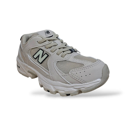 New Balance 530 Sneakers Bambini Ragazzi Beige Bianco | Taglia 20-40 | Pelle Tessuto | Scarpetteria Gica