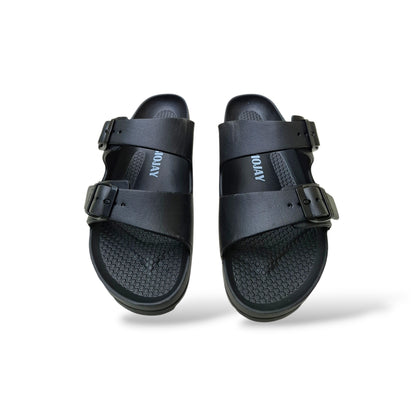 Ciabatta PVC Mare Piscina Biojay Bio 1468 Nero – Fibia Unisex Ragazzi e Adulti Taglia 36-46