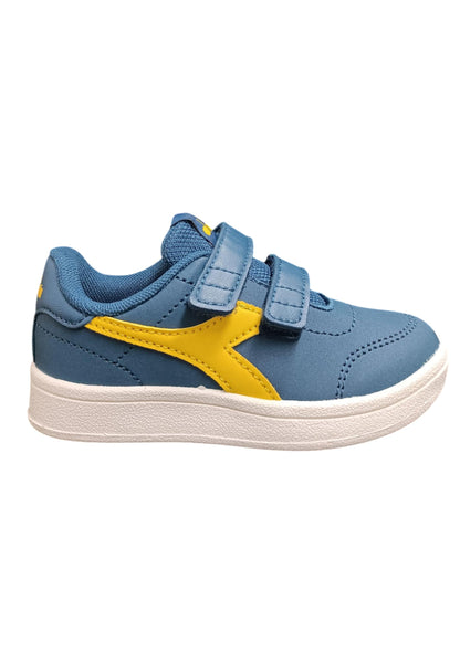 Scarpe sneakers Bambini e ragazzi Diadora bonny  blue-giallo velcro