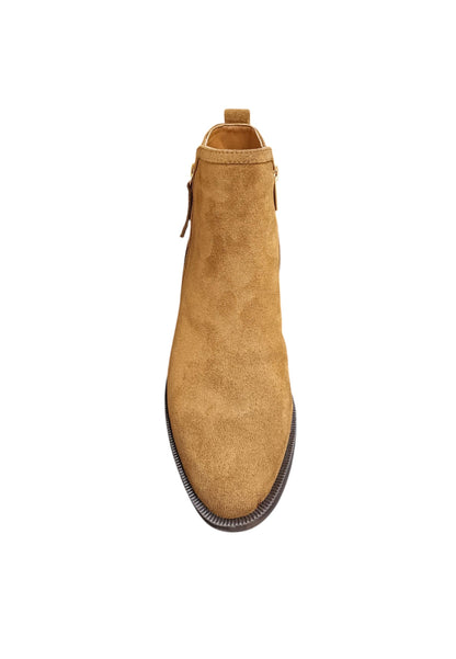 Stivaletti donna XTI camel maculato suede - Stile urban con zip laterale