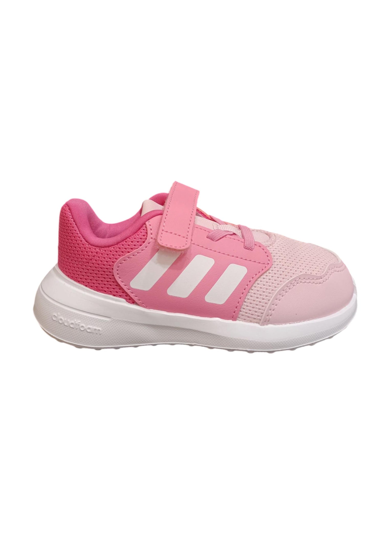 Scarpe sneakers Bambine e ragazze adidas tensaur  rosa-fuxja-bianco velcro