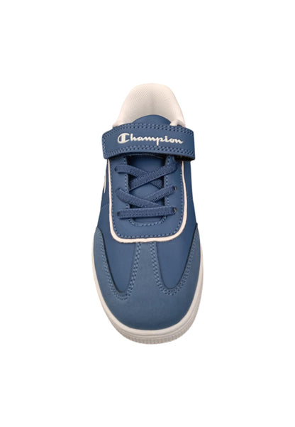 Scarpe sneakers Bambini e ragazzi Champion REBOUND  blue-bianco laccio elastico e velcro
