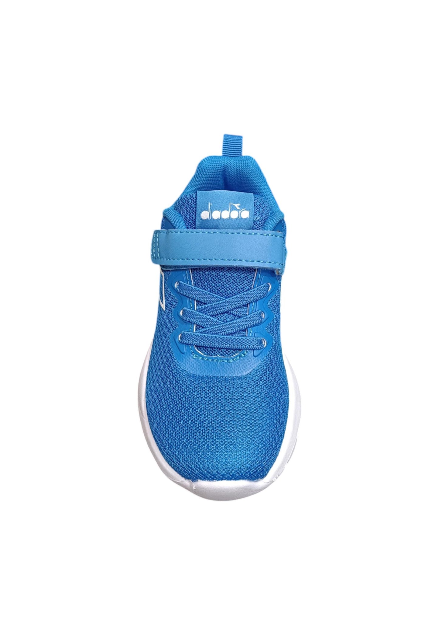 Scarpe sneakers Bambini e ragazzi Diadora evo run  azzurro-bianco laccio elastico e velcro