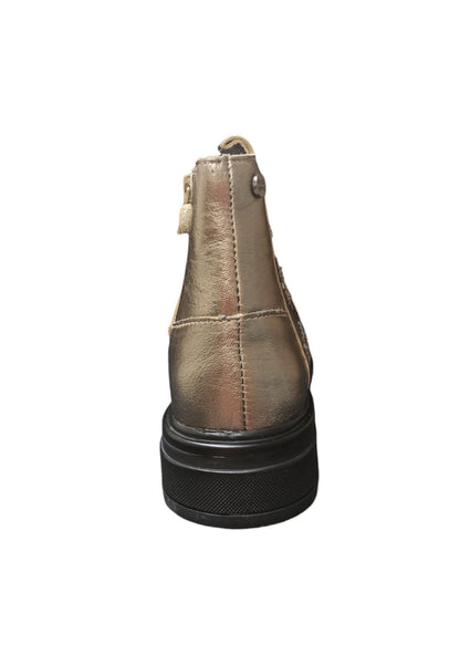 Anfibio Bambine Gioseppo KISBER Grigio Plomo con Zip - Stivaletto Pelle