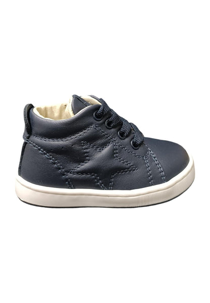 Scarpe sneakers Unisex bambini balducci cita  blue-bianco laccio e zip laterale