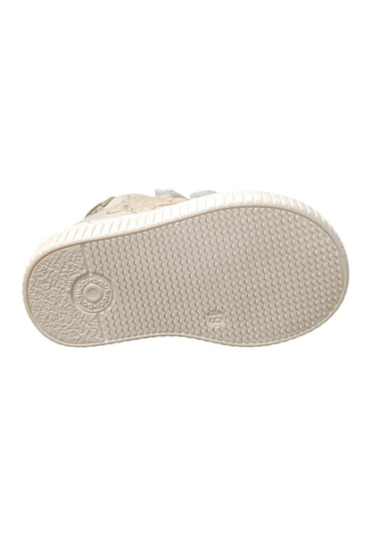 Scarpe sneakers bambina balducci cita  beige-oro velcro