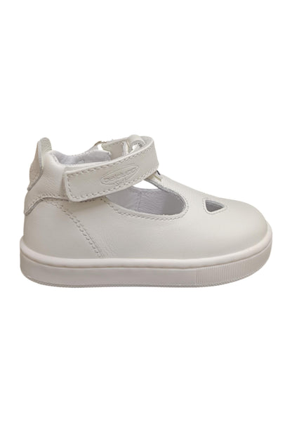 Scarpe occhi di bue Unisex bambini balducci cita  bianco velcro
