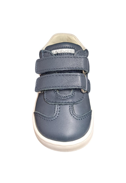 Sneakers primi passi bambino Balducci Cita blu bianco pelle - Freschezza marina con velcro