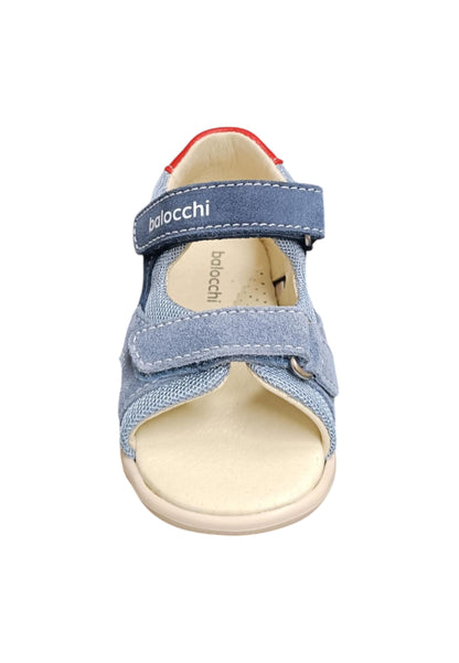 Sandali bambino Balocchi Over blue celeste rosso primi passi