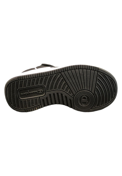 Scarpe sneakers Unisex bambini Champion REBOUND  bianco-nero laccio elastico