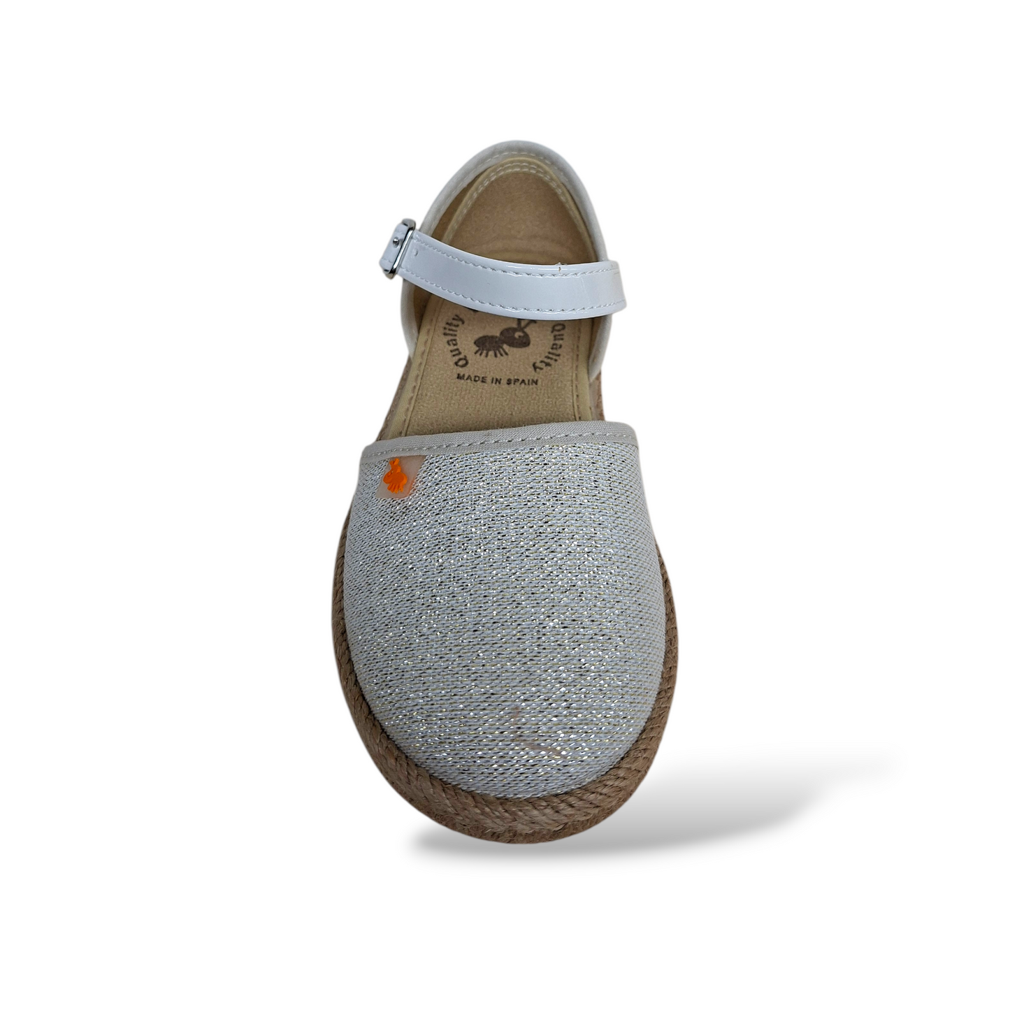 Scarpe espadrillas Bambine e ragazze VUL-LADI vulcanizados 7356-701 bianco-beige fibia