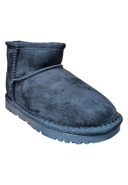 Stivaletti bambina Gioseppo Esko nero suede - Stile caldo con elastico