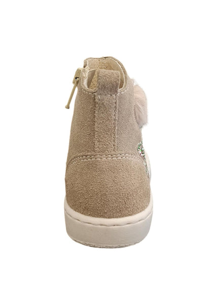 Stivaletti bambina Balocchi BLK STK grigio tortora pelle - Primi passi Made in Italy