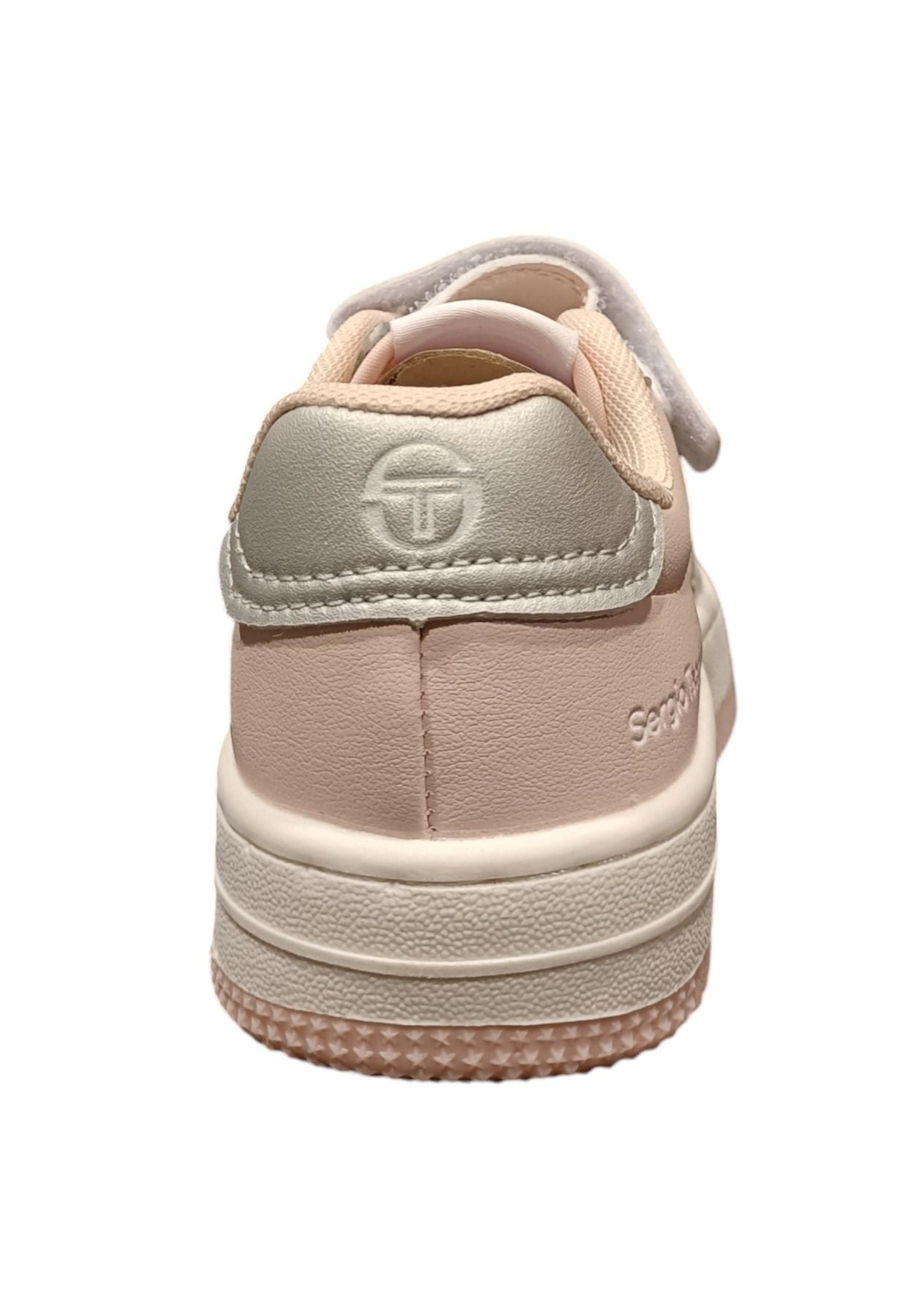Scarpe snekears Unisex bambino Sergio Tacchini ROMA  bianco-blue-rosso laccio elastico e velcro