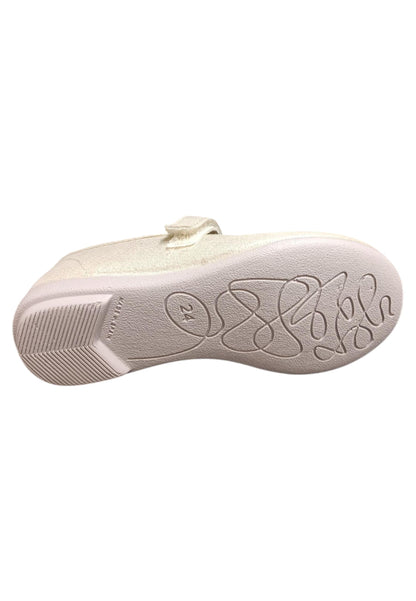 Ballerina bambina Vul-Ladi Candy beige tela velcro comfort style