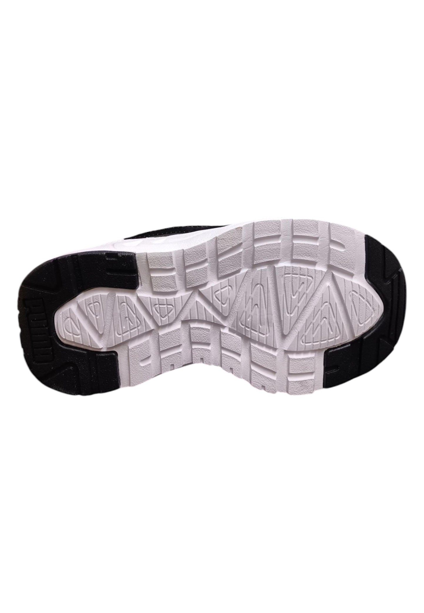 Scarpe sneakers Bambini e ragazzi PUMA TRINITY  bianco-nero laccio elastico e velcro