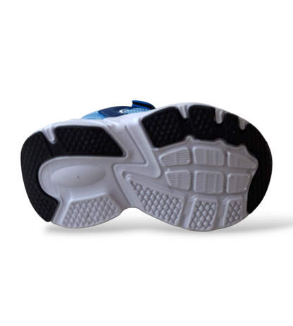 Diadora Alley 101.183109 – Scarpe Bambino Blu Celeste | Scamosciato e Doppio Velcro | Taglie 22-27