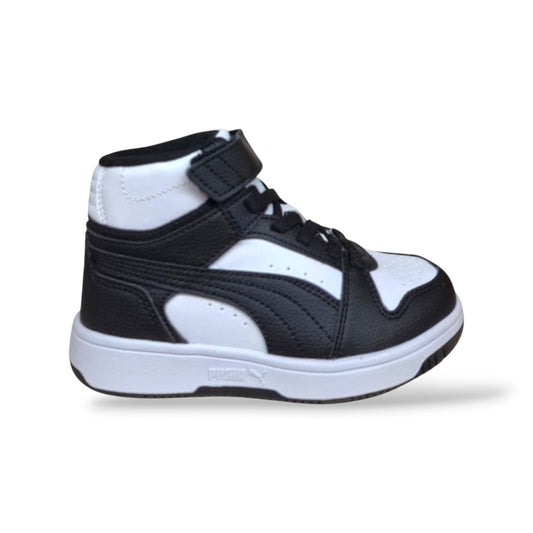 puma-rebound-408802-sneakers-bambini-nero-bianco-in-pelle-elastico-e-velcro-scarpetteria-gica-trani
