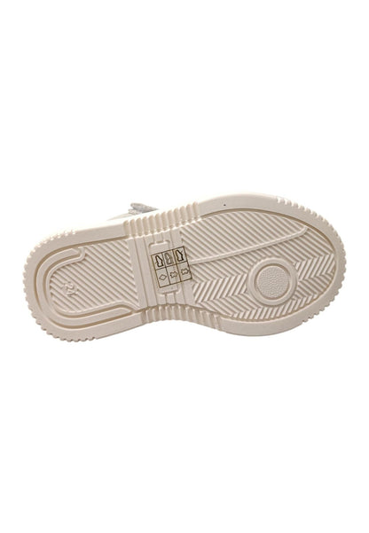 Scarpe sneakers Unisex bambini balducci OTRO  bianco-nero-grigio laccio elastico e velcro