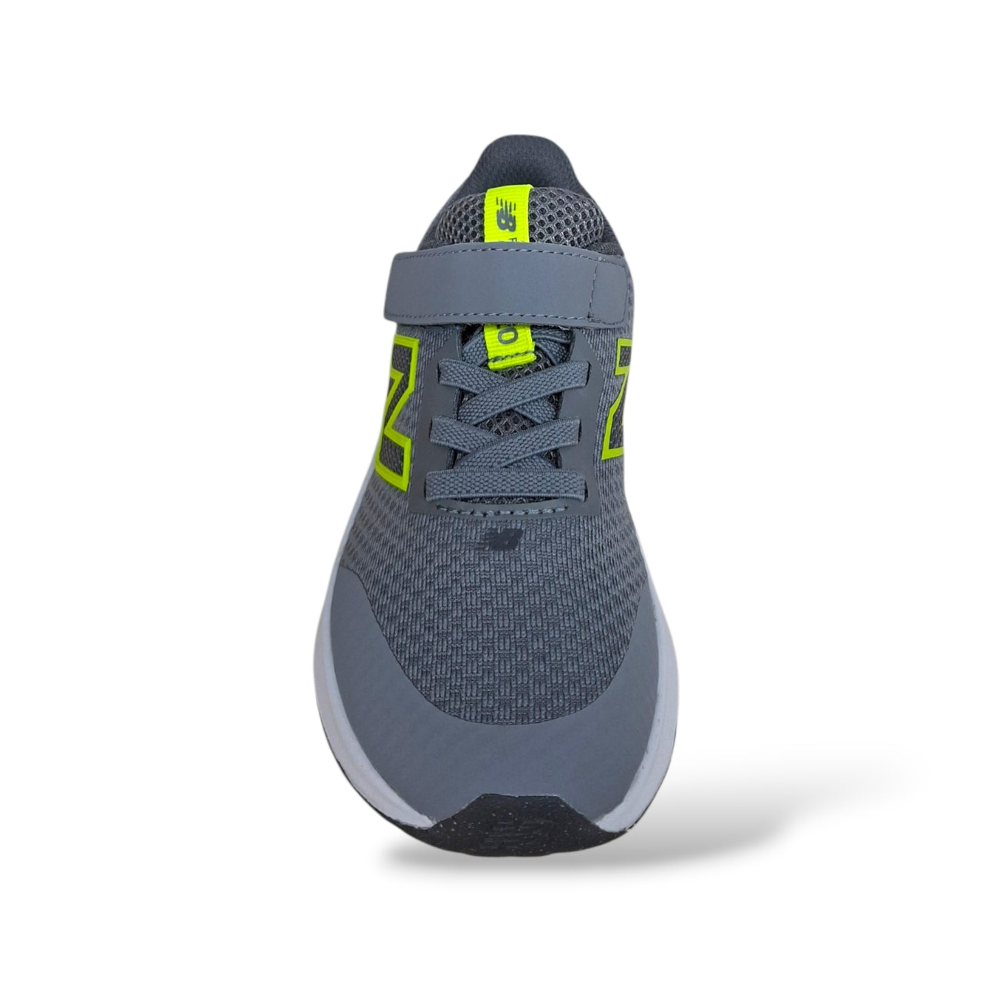 New Balance 520 Sneakers Bambini Ragazzi Grigio Giallo | Taglia 28-35 | Tessuto Velcro | Scarpetteria Gica