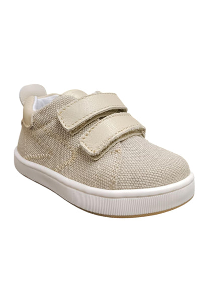 Scarpe sneakers Unisex bambini balducci cita  beige velcro
