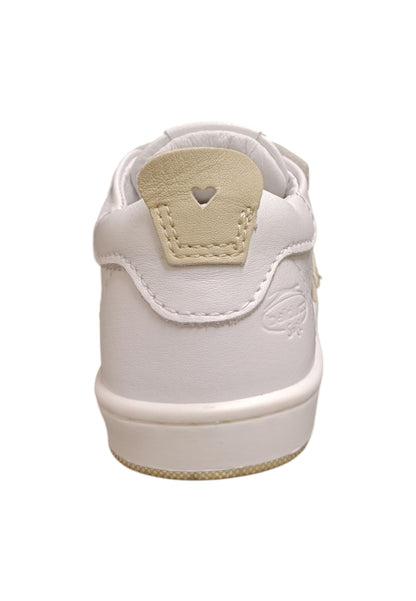 Scarpe sneakers Bambine balducci cita  bianco-dorato velcro