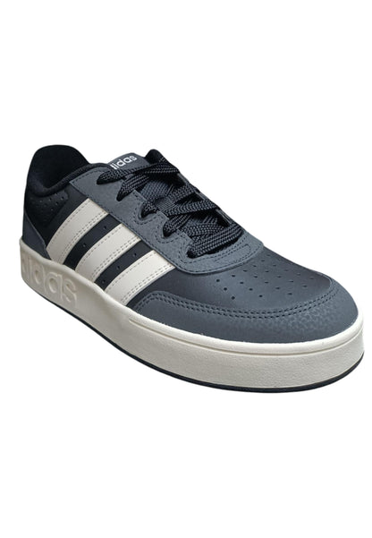 Scarpe sneakers Bambini e ragazzi adidas rapid court  nero-bianco velcro
