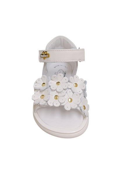 Scarpe sandalo tallonato Bambine balducci CITA  bianco-oro velcro