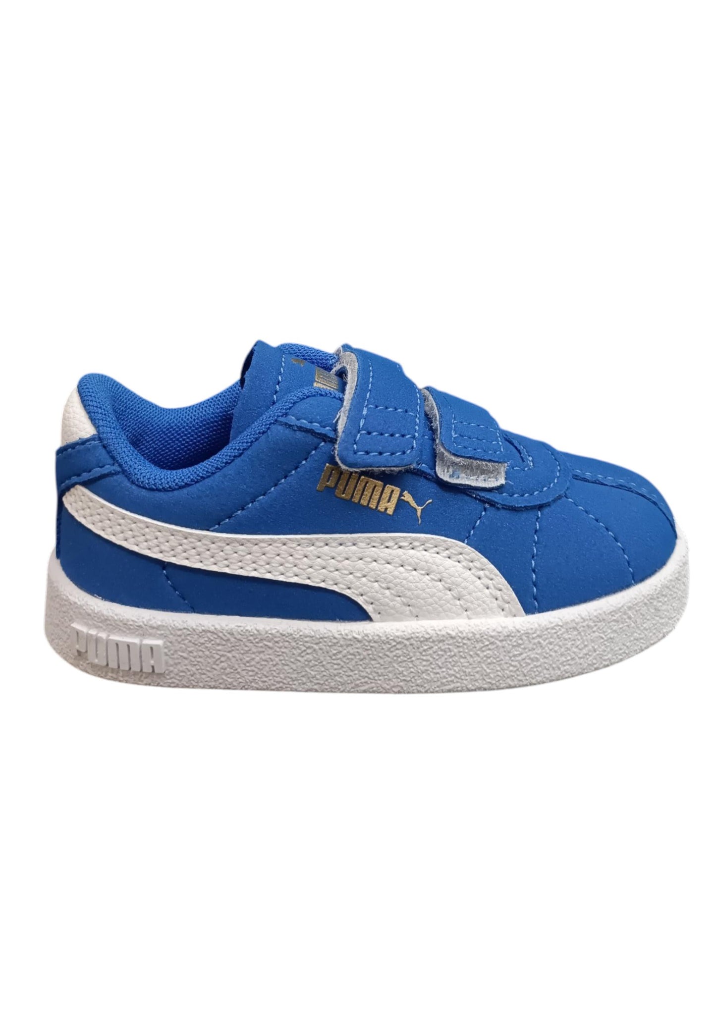 Scarpe sneakers Bambini e ragazzi PUMA CLUB  azzurro-bianco velcro