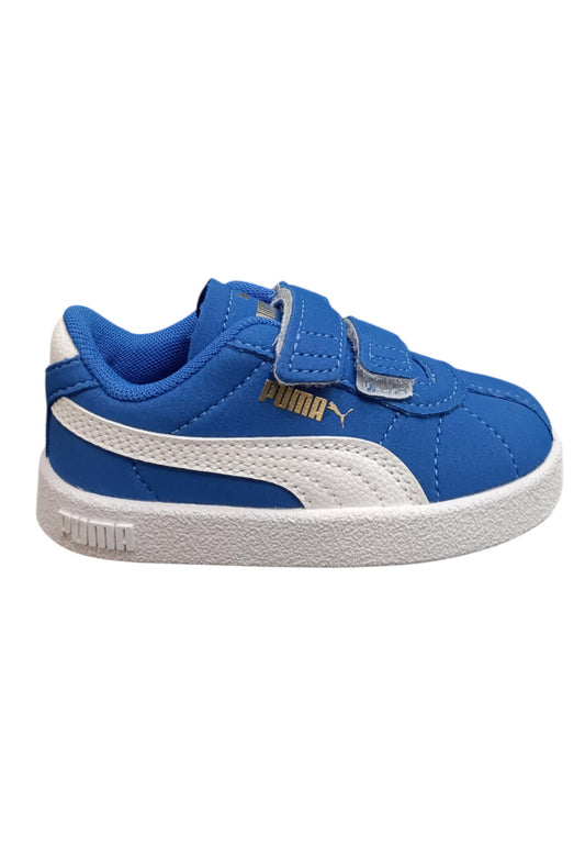 Scarpe sneakers Bambini e ragazzi PUMA CLUB  azzurro-bianco velcro