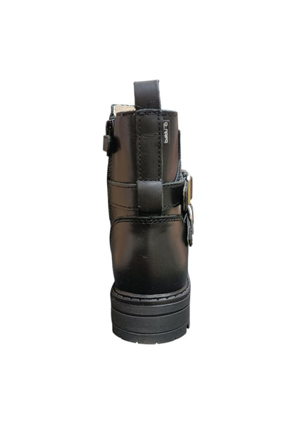Stivaletti bambina Balducci River nero pelle - Stile italiano con zip laterale