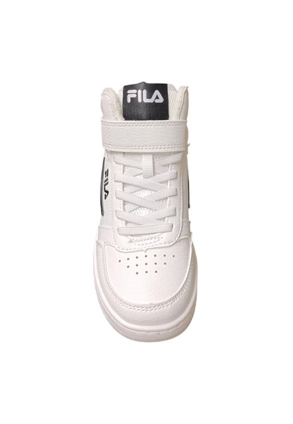Scarpe sneakers Unisex bambino fila REGA  bianco-celeste-blue laccio elastico e velcro