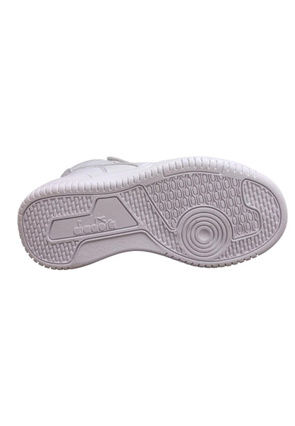 Scarpe sneakers Bambini e ragazzi Diadora RAPTOR  bianco laccio elastico e velcro