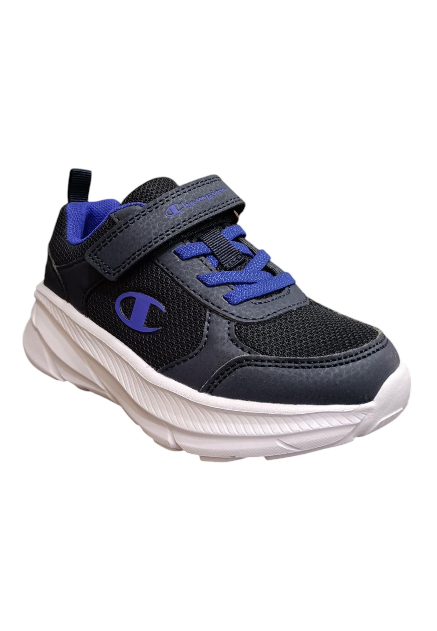 Scarpe sneakers Bambini e ragazzi Champion hero  blue-bianco laccio elastico e velcro