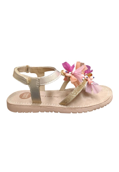 Sandalo bambina Gioseppo Oakham multicolor pelle velcro comfort elegance