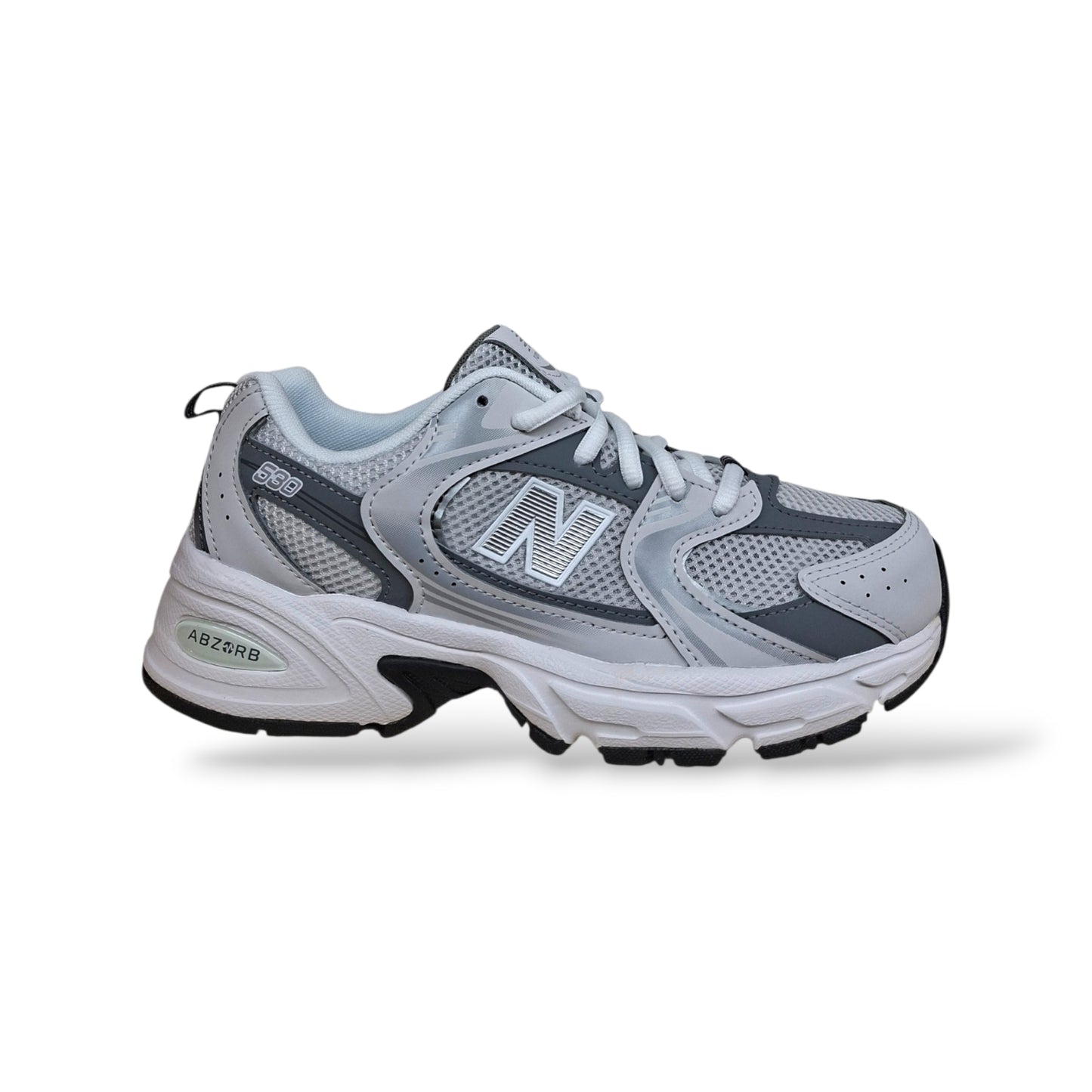 New Balance 530 Sneakers Bambini Ragazzi Grigio | Taglia 20-40 | Pelle Tessuto | Scarpetteria Gica