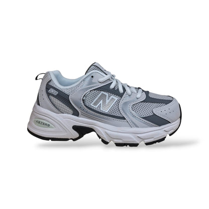 New Balance 530 Sneakers Bambini Ragazzi Grigio | Taglia 20-40 | Pelle Tessuto | Scarpetteria Gica