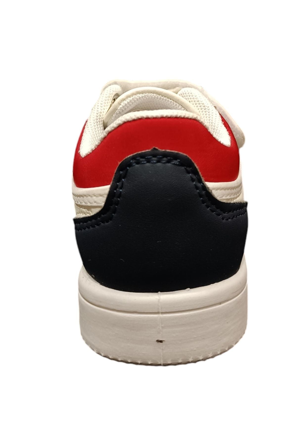Scarpe snekears Unisex bambino Sergio Tacchini ROMA  bianco-blue-rosso laccio elastico e velcro