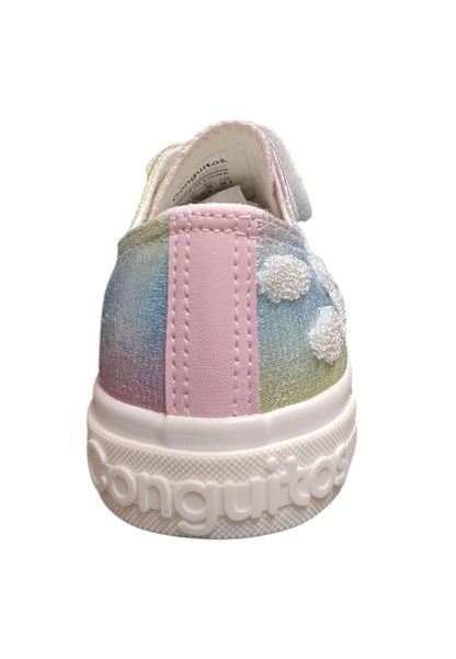 Scarpe sneakers Bambine e ragazze Conquitos COSH  multicolore laccio elastico e velcro