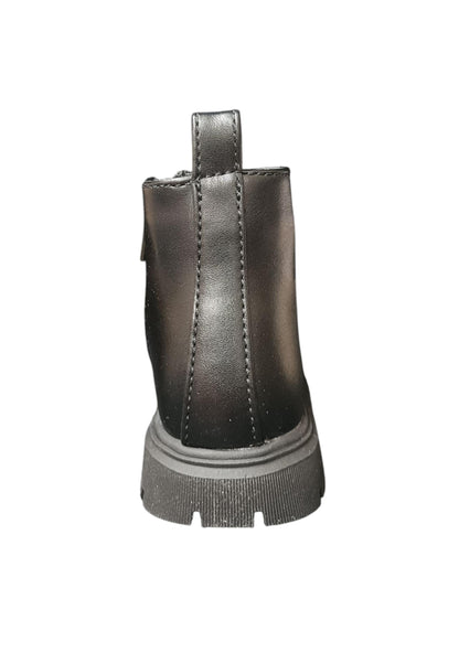 Scarpe anfibio Unisex bambini cult MARTIN nero laccio e zip laterale