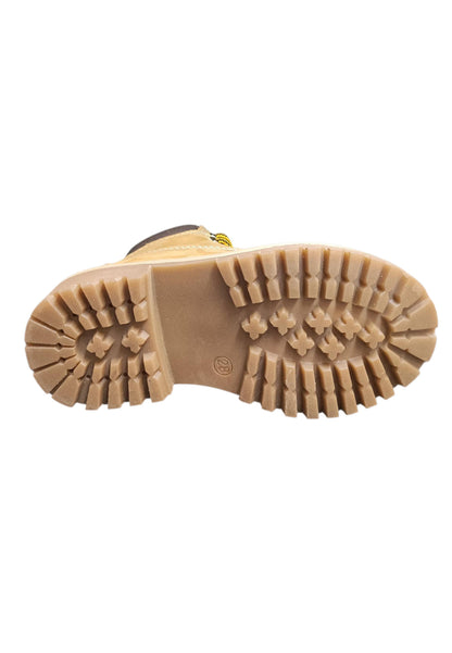 Boscaiolo bambino Shooterino Basic camel marrone pelle lacci casual style