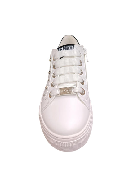 Scarpe sneakers Bambine e ragazze cult krug  bianco-nero laccio