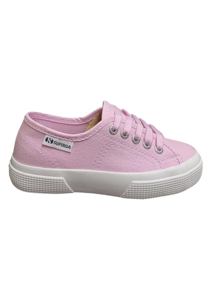 Scarpe snekears Bambine e ragazze SUPERGA COTU CLASSIC  rosa-bianco laccio