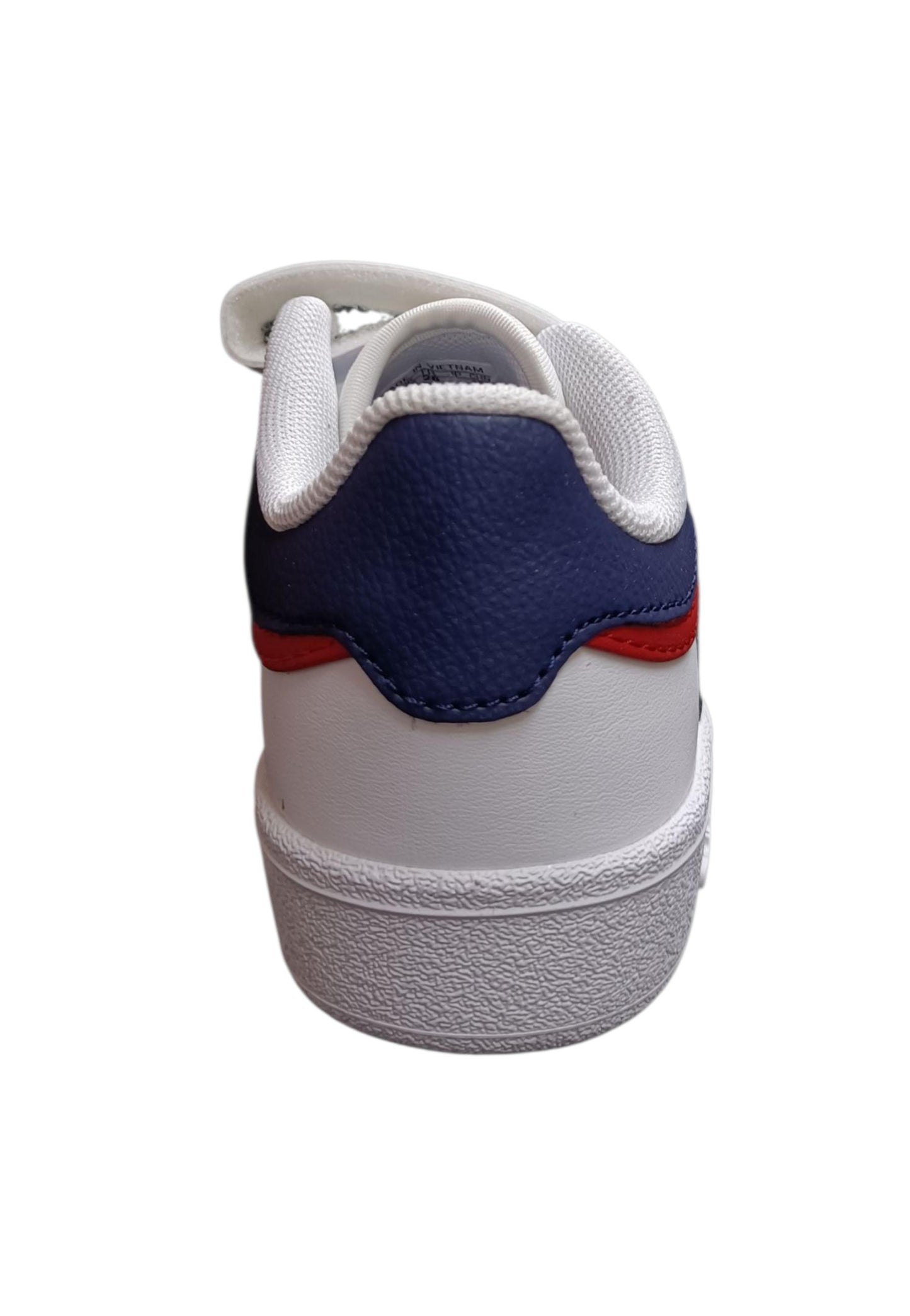 Adidas Hoops Sneakers Bambino Bianco Blu Rosso - Scarpe Ginnastica Velcro